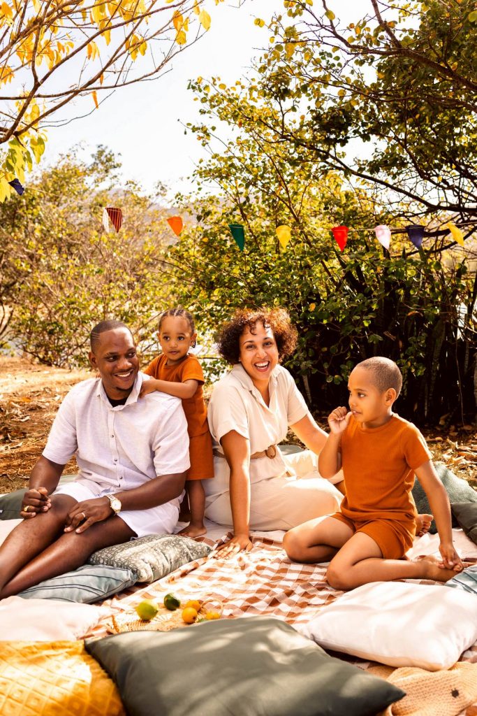 Brunch et séance photo en famille au bord de l'eau en Guadeloupe