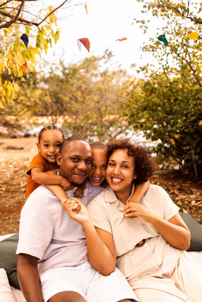 Brunch et séance photo en famille au bord de l'eau en Guadeloupe