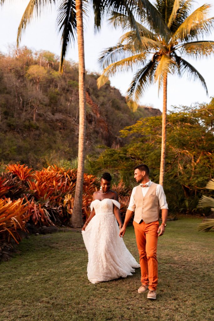 Photographe mariage naturel en Guadeloupe