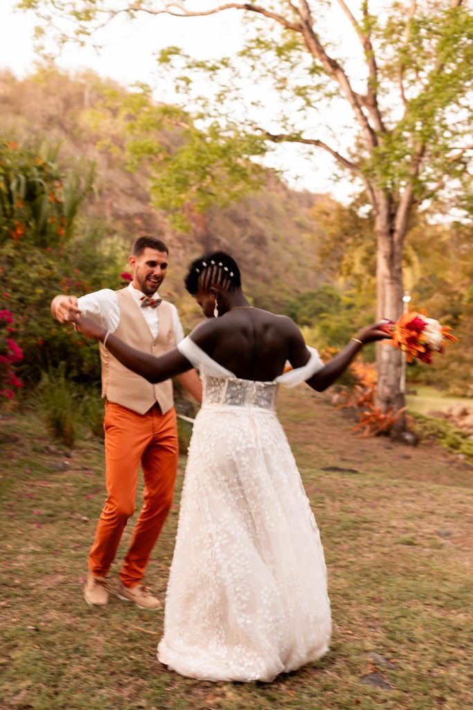 Photographe mariage naturel en Guadeloupe