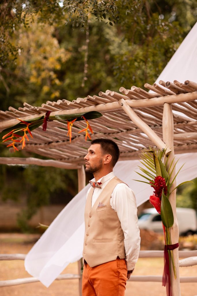 Photos de mariage à l'habitation l'oiseau à vieux-habitants en Guadeloupe