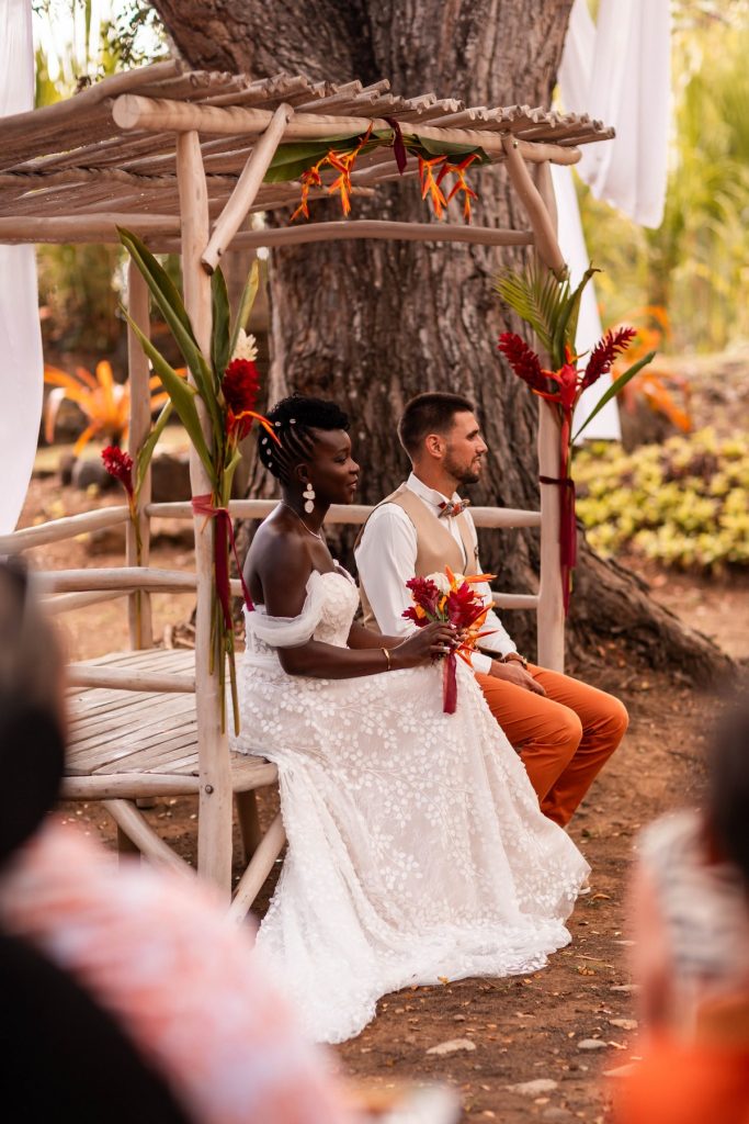Photos de mariage à l'habitation l'oiseau à vieux-habitants en Guadeloupe