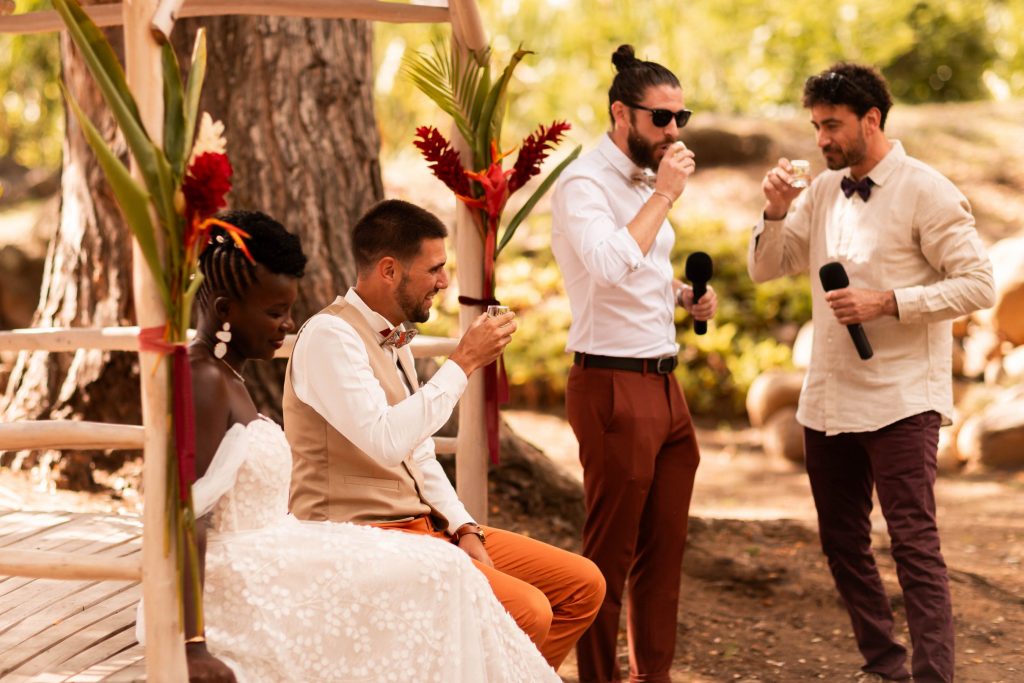 Photos de mariage à l'habitation l'oiseau à vieux-habitants en Guadeloupe