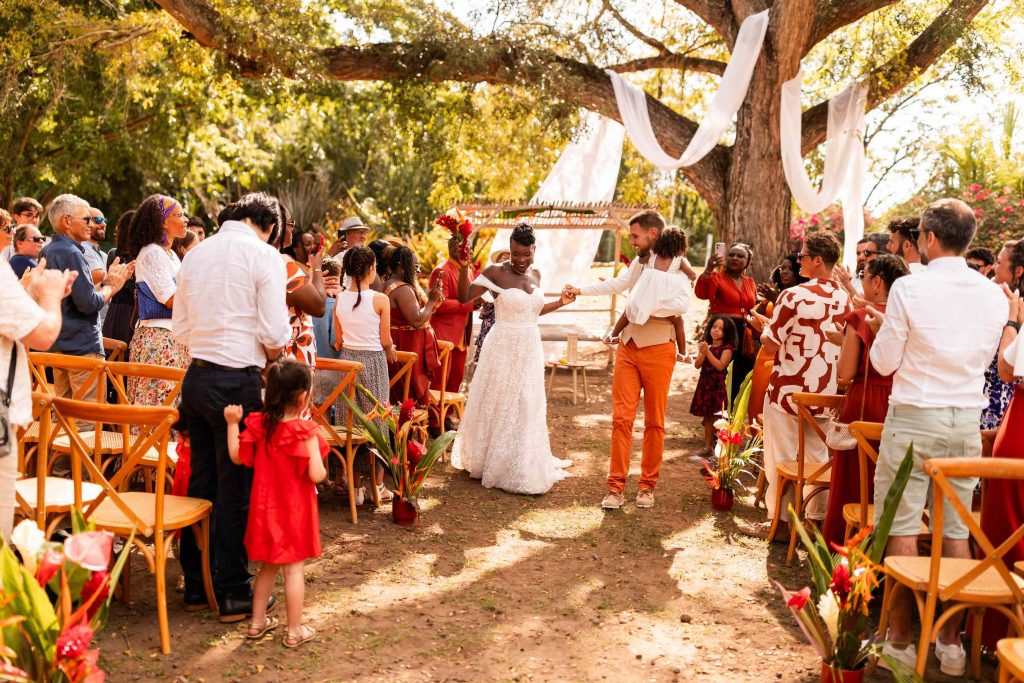 Photos de mariage à l'habitation l'oiseau à vieux-habitants en Guadeloupe