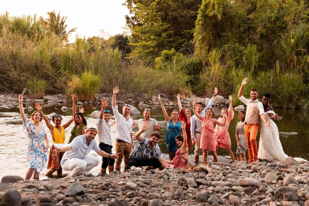 photo de mariage rivière guadeloupe