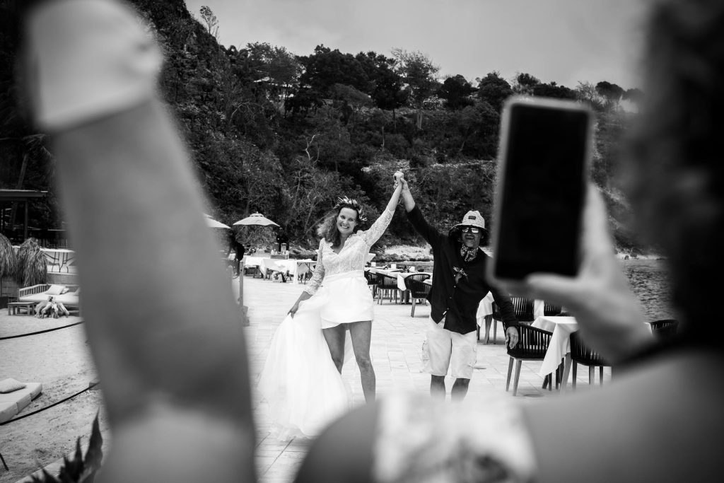 téléphone en mariage en Guadeloupe