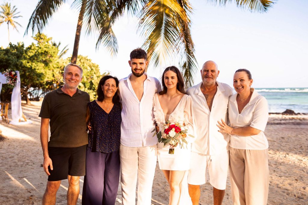 mariage sur la plage en Guadeloupe
