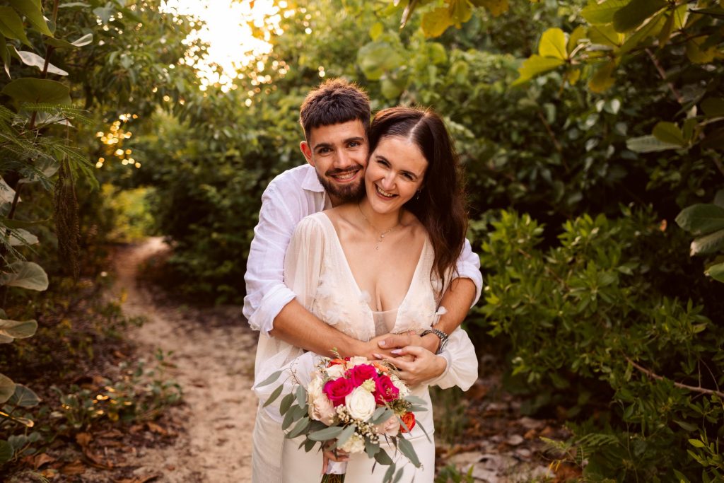photo de mariage sur la plage en Guadeloupe