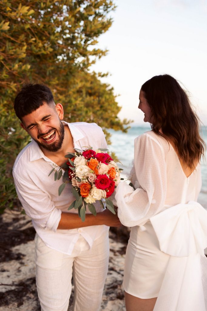 photo de mariage sur la plage en Guadeloupe