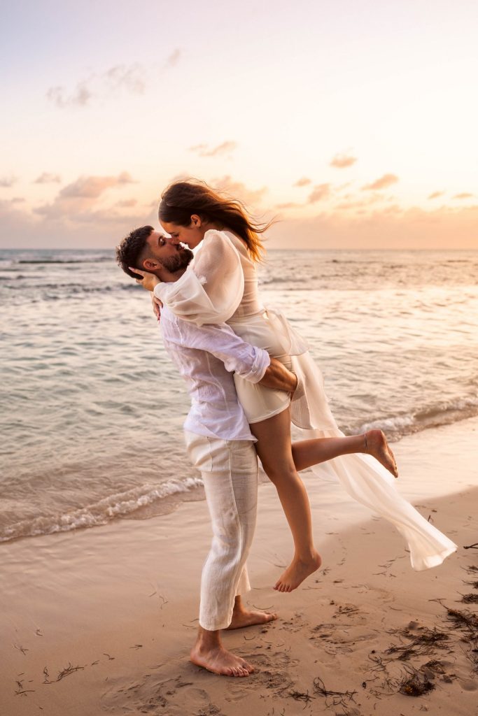 photo de mariage sur la plage en Guadeloupe