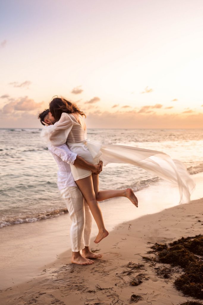 photo de mariage sur la plage en Guadeloupe