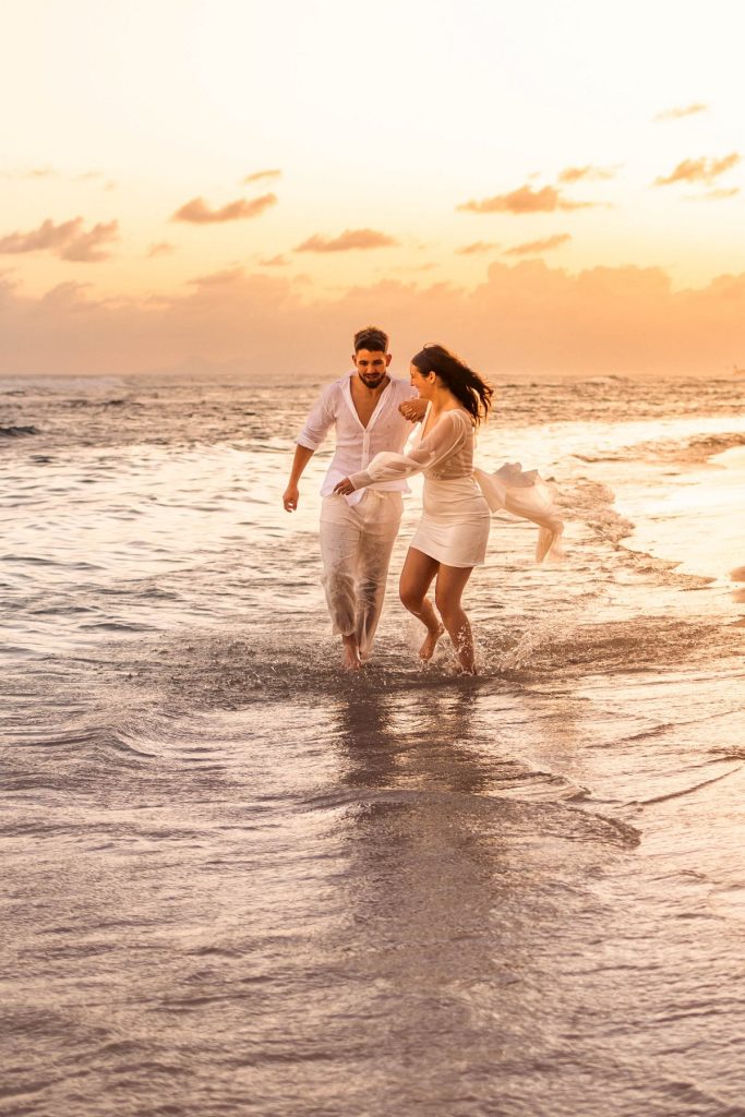 photo de mariage sur la plage en Guadeloupe