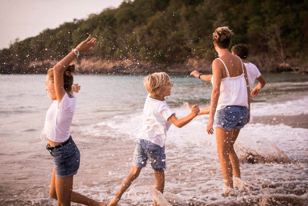 Séance photo famille en Guadeloupe