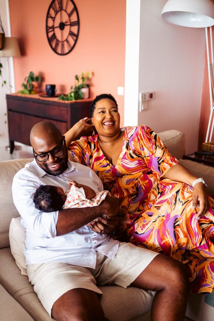 Séance photos en famille à domicile en Guadeloupe
