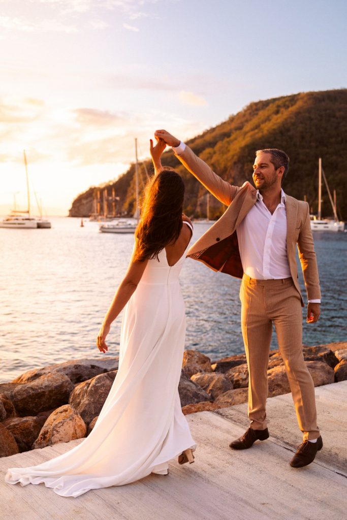 photographe séance trash the dress deshaies