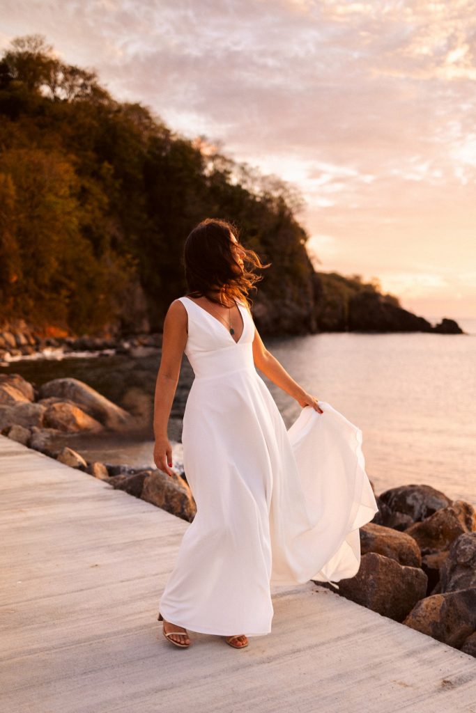 photographe séance trash the dress deshaies