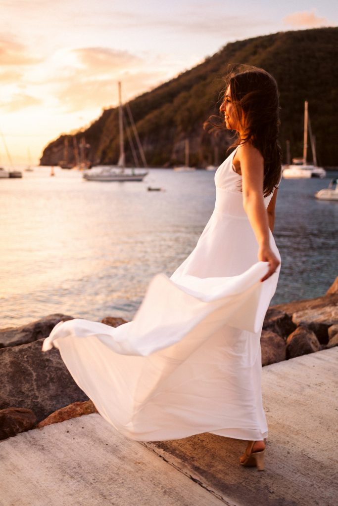 photographe séance trash the dress deshaies