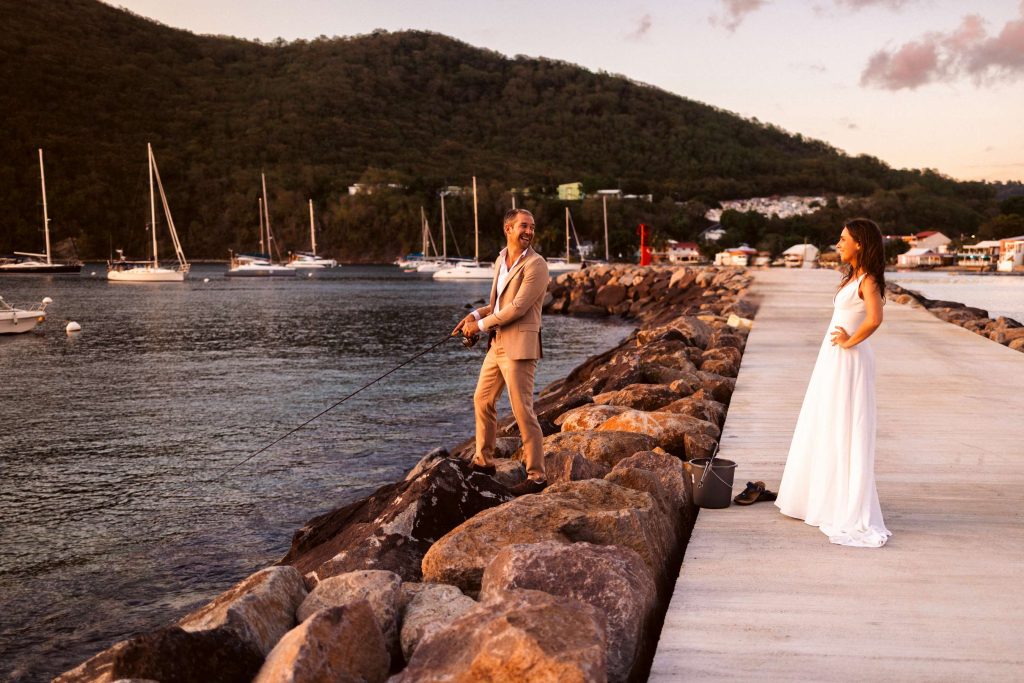 photographe séance trash the dress deshaies