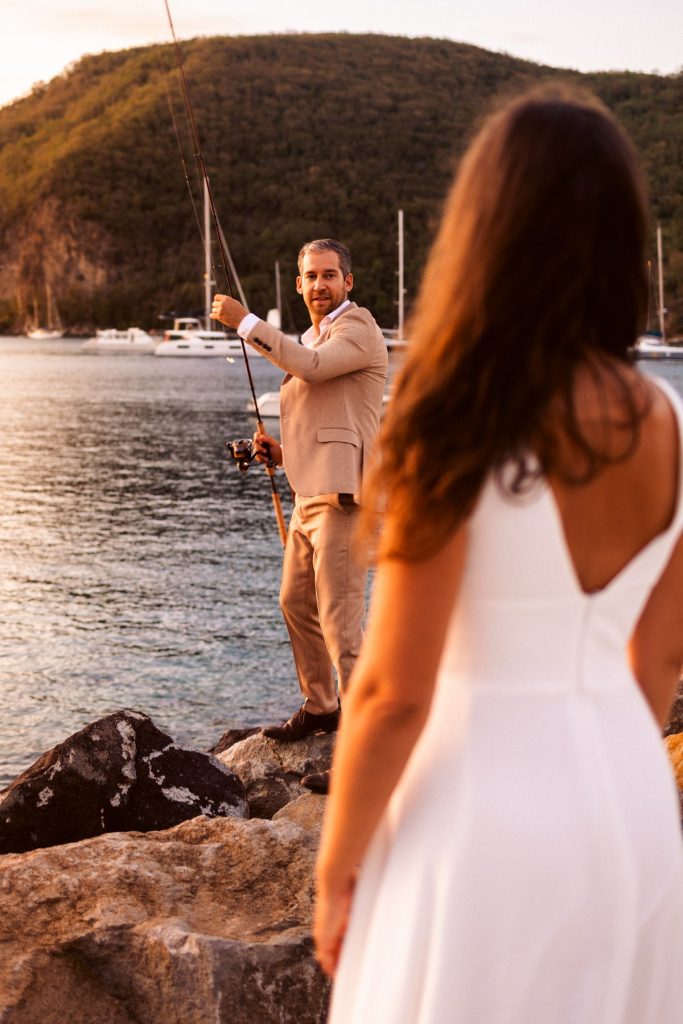 photographe séance trash the dress deshaies