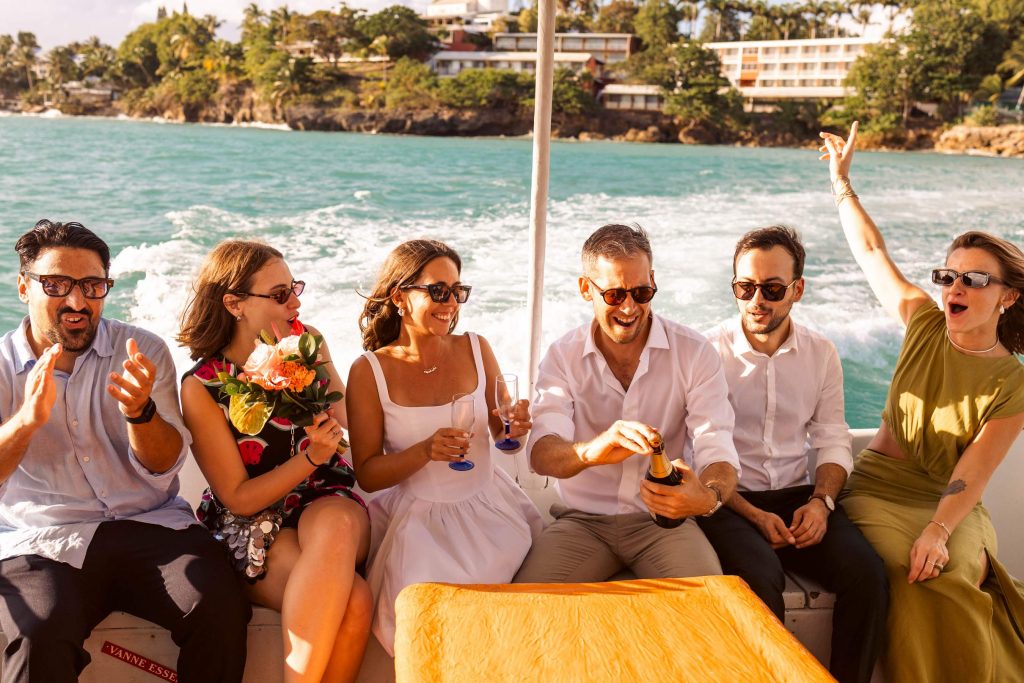 photographe de mariage Ilet Gosier bateau