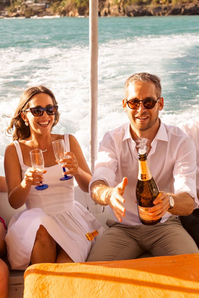 photographe de mariage Ilet Gosier bateau