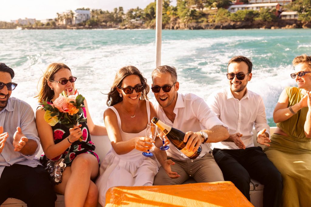 photographe de mariage Ilet Gosier bateau