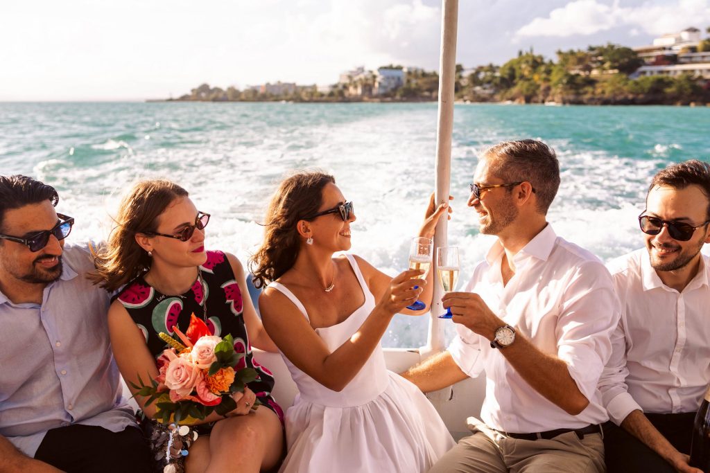 photographe de mariage Ilet Gosier bateau