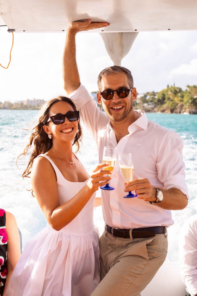 photographe de mariage Ilet Gosier bateau