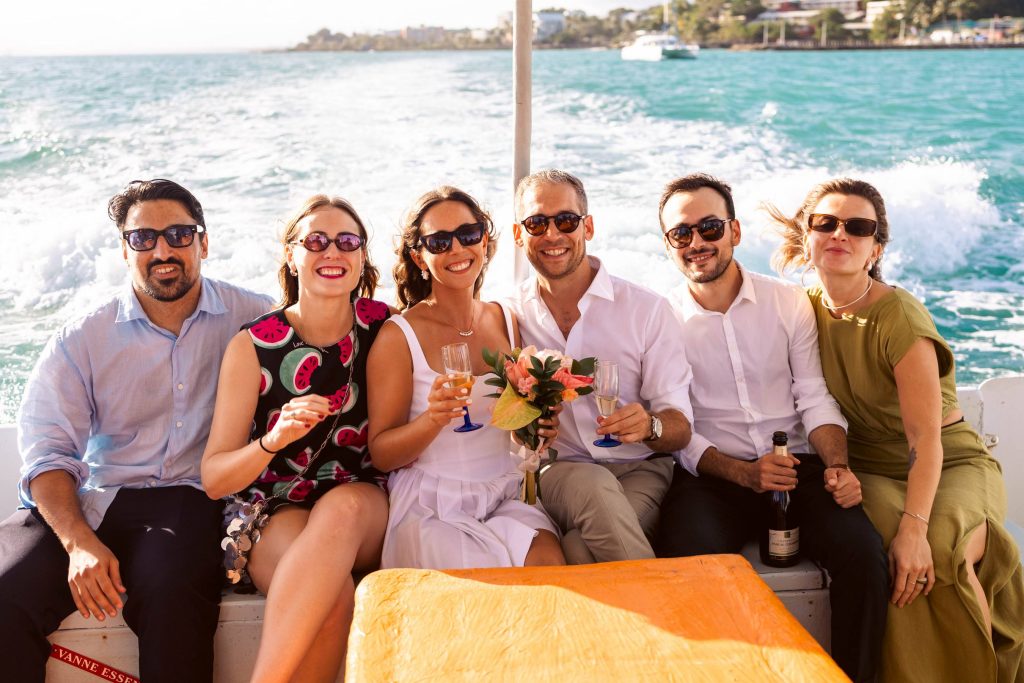photographe de mariage Ilet Gosier bateau