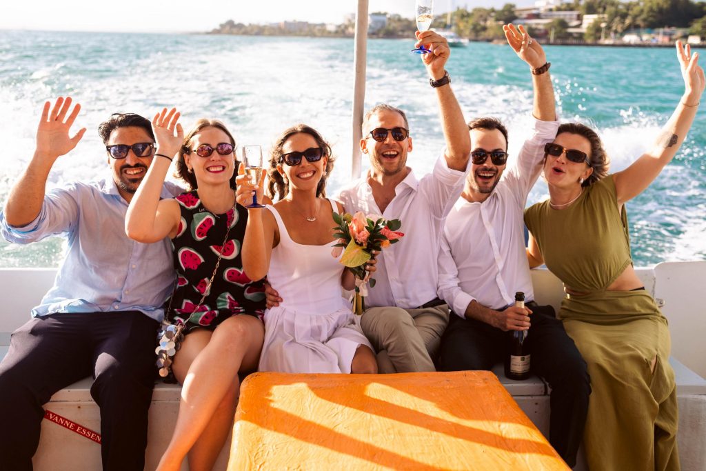 photographe de mariage Ilet Gosier bateau