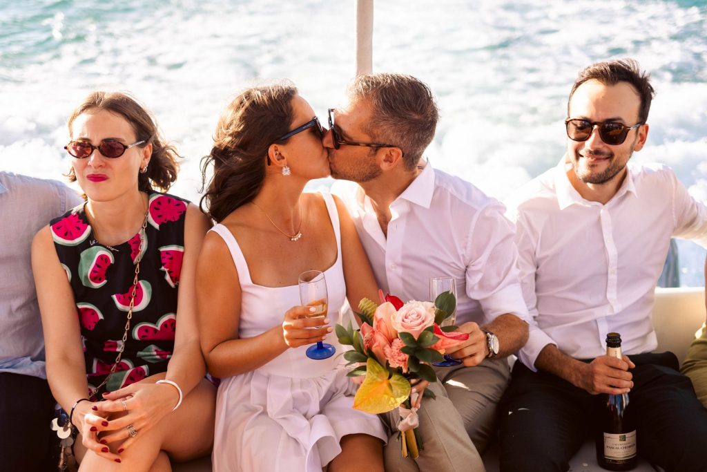 photographe de mariage Ilet Gosier bateau