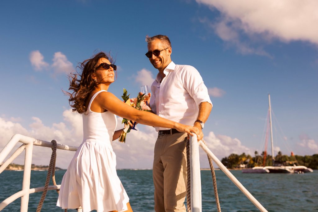 photographe de mariage Ilet Gosier bateau
