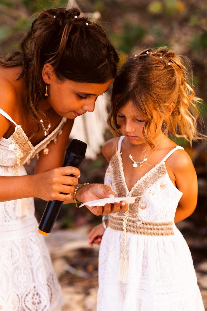 Mariage intimiste en Guadeloupe, cérémonie laïque sur la plage